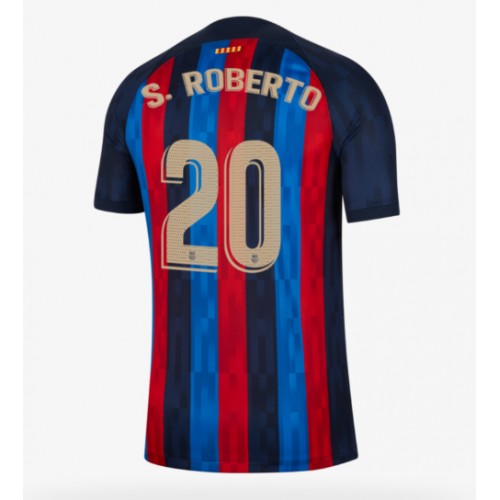Fotbalové Dres Barcelona Sergi Roberto #20 Domácí 2022-23 Krátký Rukáv